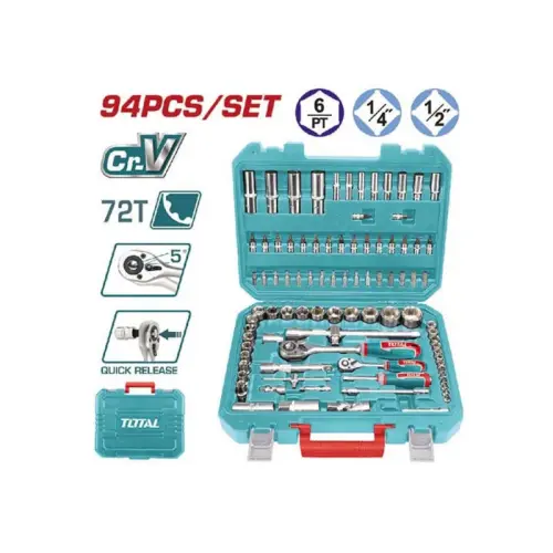 طقم ادوات متكامل توتال 94 قطعة